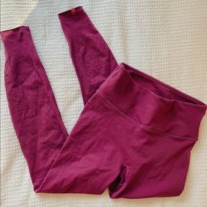 Lululemon Pink Seamless Full-Length Leggings